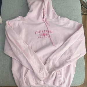 Sun-kissed coconut pink hoodie